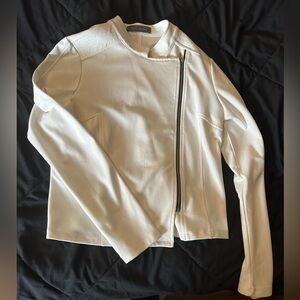 Suzy shier size L black & White blazer/ suit jacket